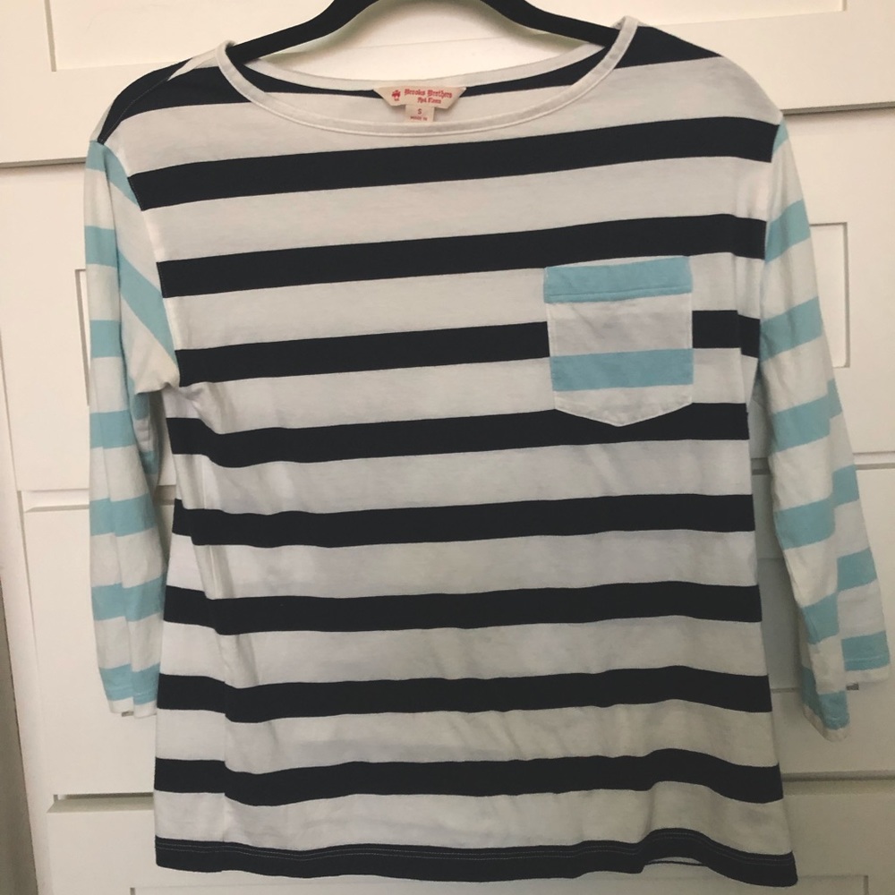 Brooks Brothers Striped Cotton Shirt (S)